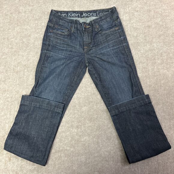 Calvin Klein Jeans Women’s Size 26x28‎ Repreve Skinny Dark Wash Stretch Denim - Picture 1 of 6
